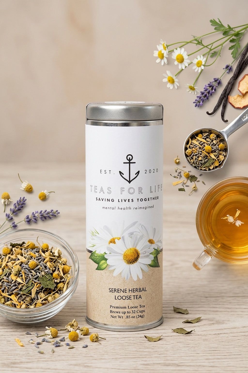 Serene Herbal Loose Leaf Tea